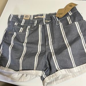 Levi’s striped shorts